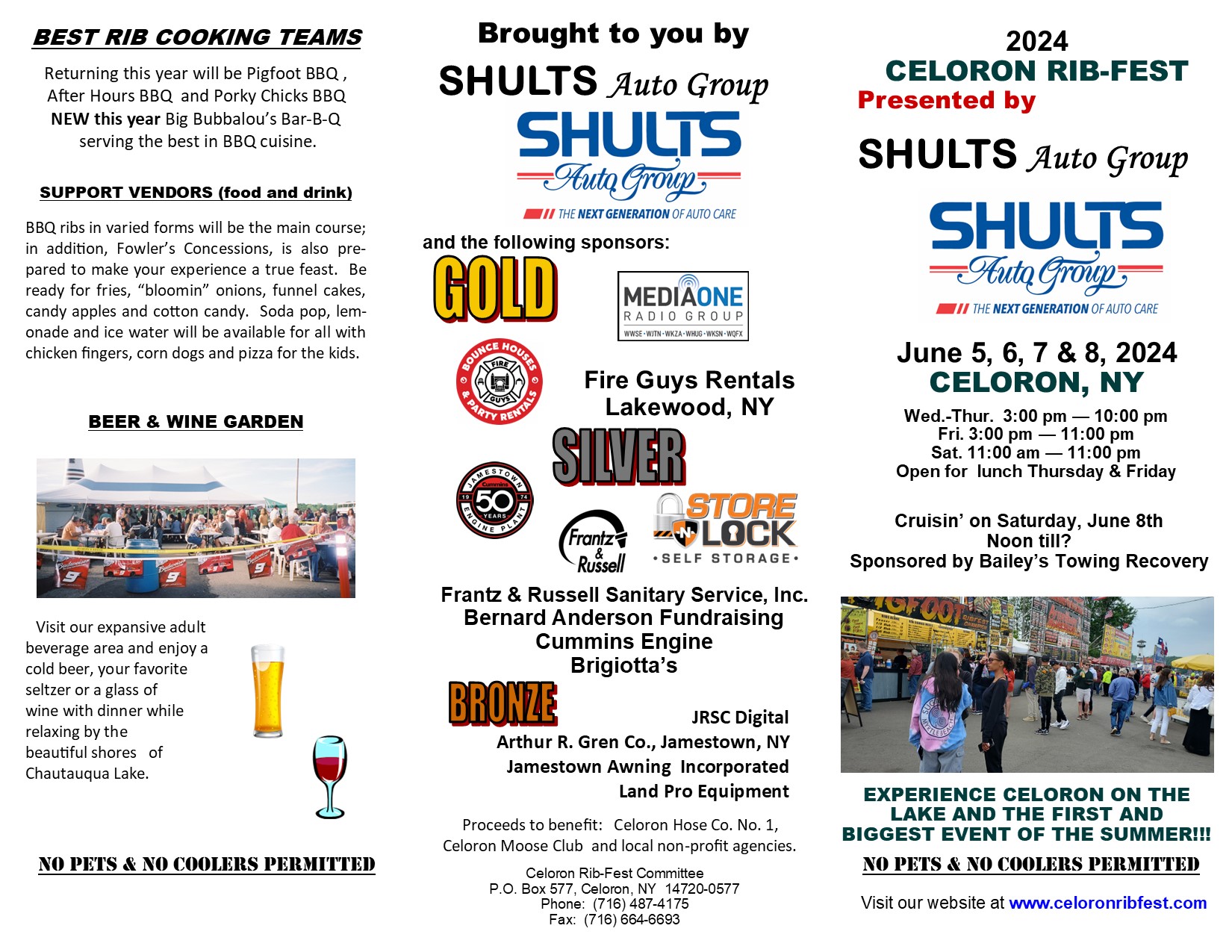 Brochure Celoron Rib Fest